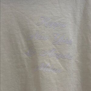 Kappa Beige Tee with City Print